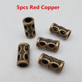 5Pcs-20pcs Silver/Gold/Bronze/Red Copper viking hair braid dread beard dreadlock beads tube rings