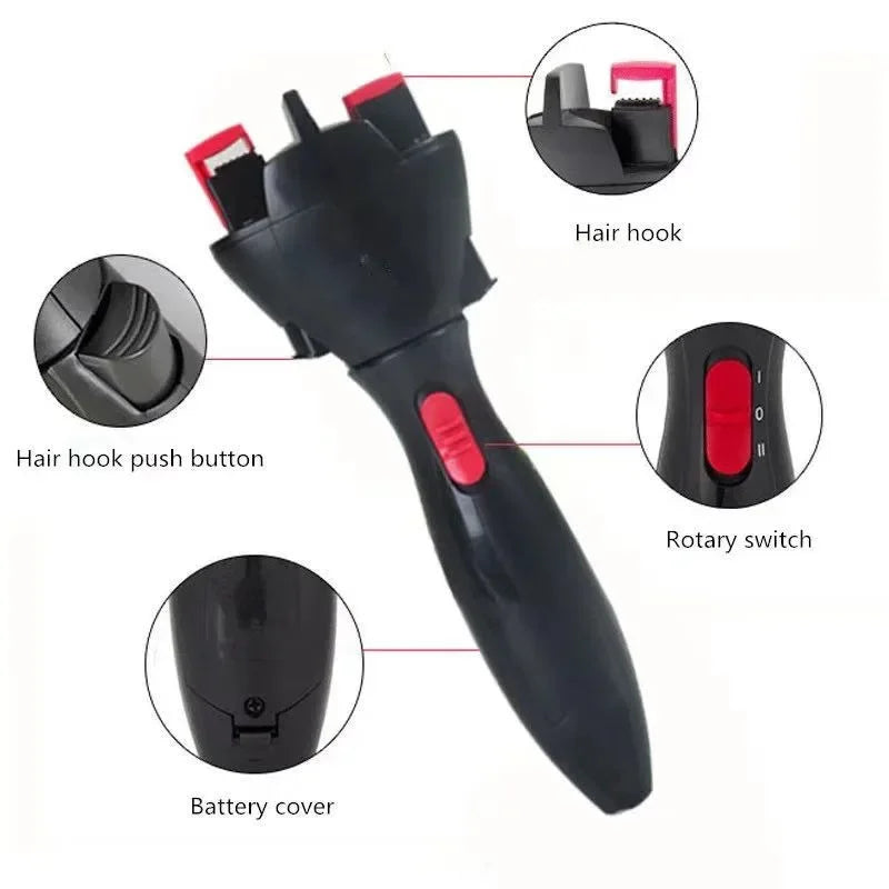 Automatic Twist Braider Knitting Device Electric Hair Braider Hair Braider Machine Braiding Hairstyle Cabello Hair Styling Tools
