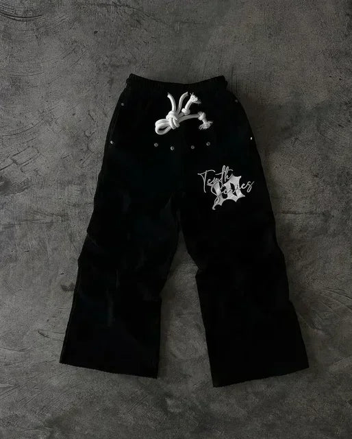 Nyan Cat Sweatpants Y2k Pants Baggy Men Elastic Waist American Streetwear Hip Hop Vintage Joggings Casual Pants Men Clothing