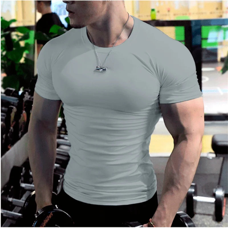 Summer Short Sleeve t Shirt For Men Oversized t-Shirt Fashion White t Shirts Quick Dry Compression Football Shirt Soccer Jersey
