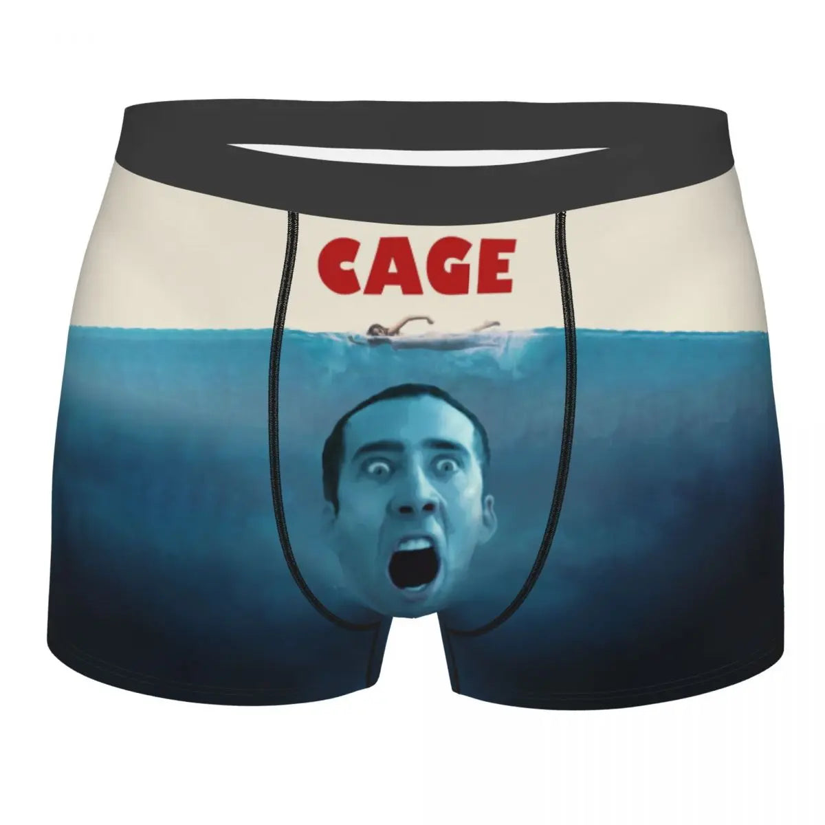 Custom Nicolas Cage Boxer Shorts For Homme 3D Printed Male Nic And His Girls Underwear Panties Briefs Breathbale Underpants