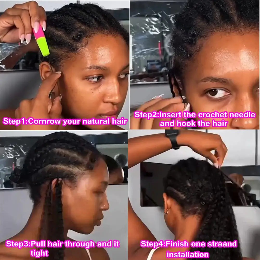 Crochet Human Hair Small Spirals Curly For Women Natural Black Deep Wave Braiding Hair Braid Kinky Curly Feather Hair Extensions