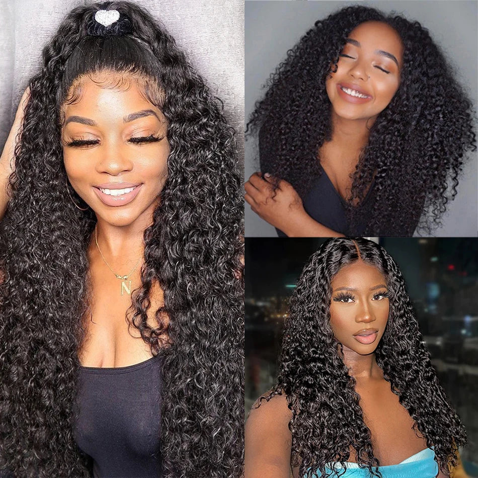 Indian Afro Kinky Curly Bundles Human Hair Extensions 100% Unprocessed Virgin Human Hair Weave Bundles Deal Jerry Curl 1/3/4PCS