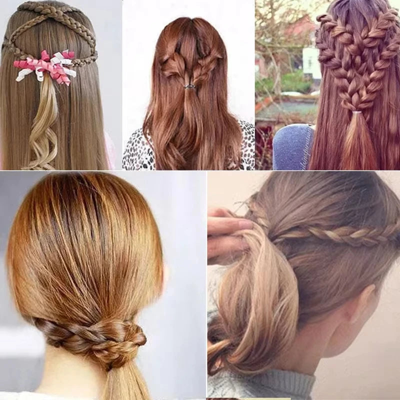 Electric Hair Braider Automatic Plait Styling Machine Quick Braiding Tool Cordless Portable Hair Styling Tool for Home Travel