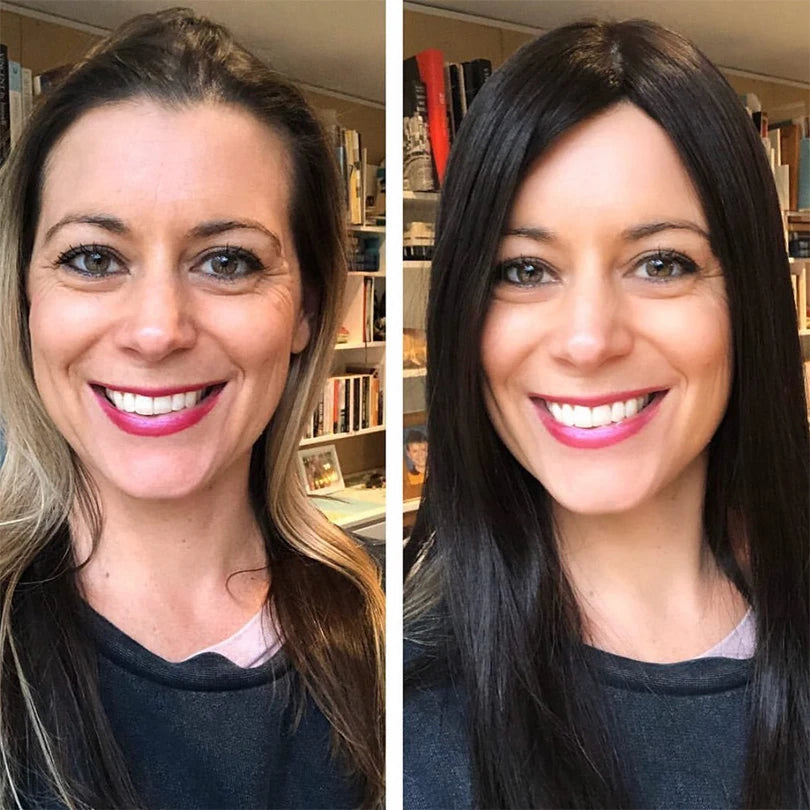 9x14cm Straight Silk Base Women Topper with Clips In Virgin European Human Hair Toupee for Women  20cm-40cm Hand Made