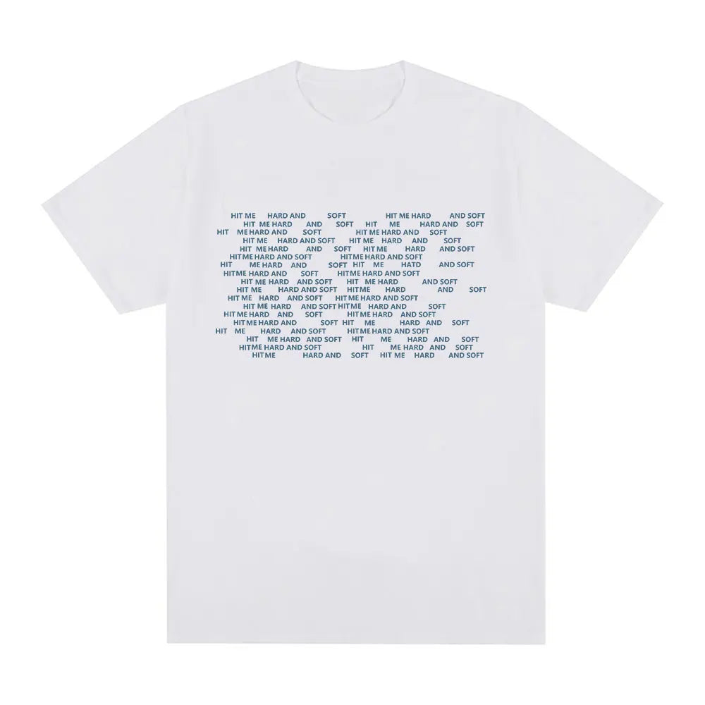 Hit Me Hard and Soft 2024 Tour T Shirt Men Women Fashion Hip Hop T Shirts 100% Cotton Loose Short Sleeve T-shirts Fans Gift Tops