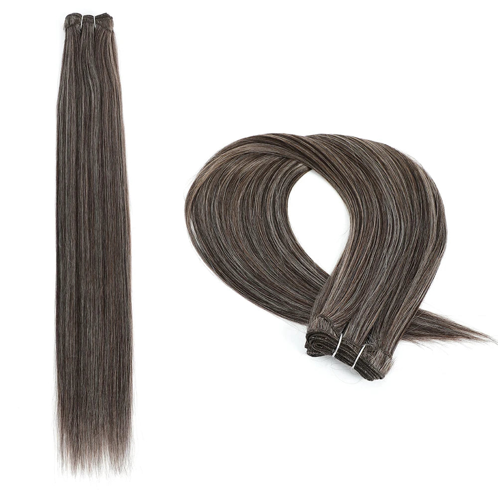 24-32 Inch Bio Protein Straight Hair Bundles Synthetic High Temperature 150g 200g Ombre Brown M888 Orange Soft Hair Weaving