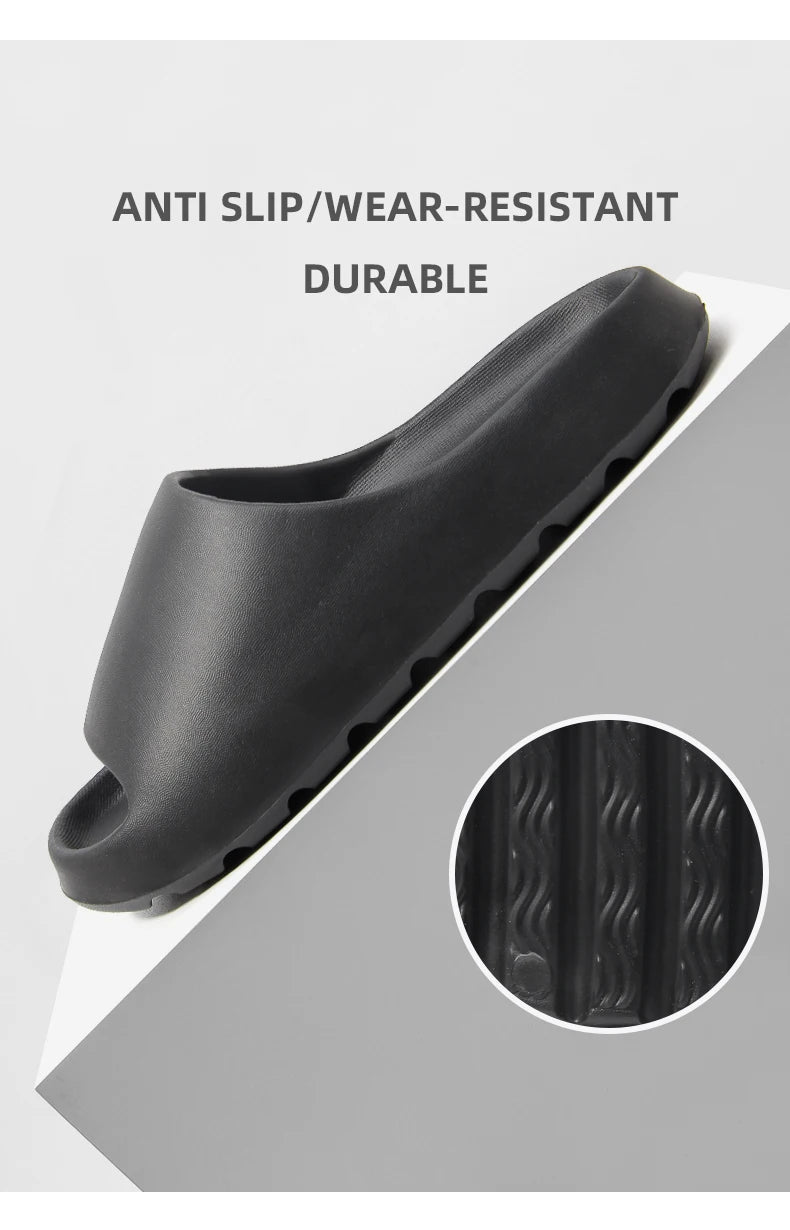 Coconut Slippers Feel like Stepping on Clouds Thick-soled Sandals Summer New Non-slip Wearing Sandals（Shoebox not included）