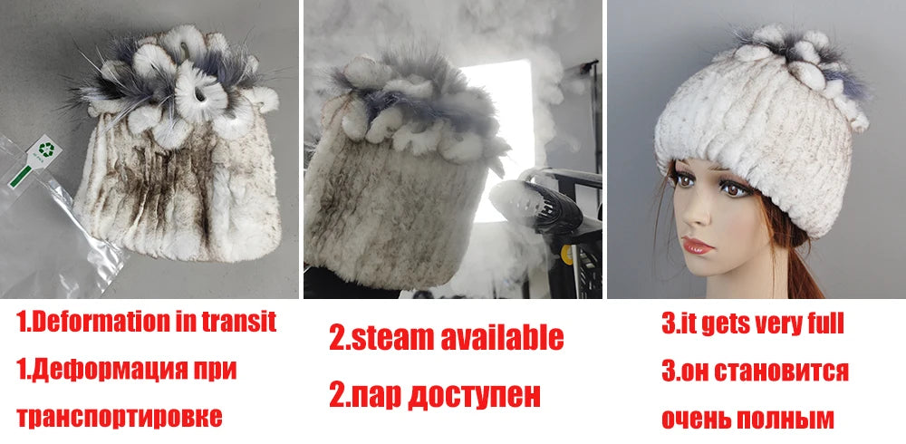 2026 Unisex Outdoor Windproof Winter Natural Real Fox Fur Bombers Hats Women Raccoon Fur Cap Luxury Real Sheepskin Leather Hat