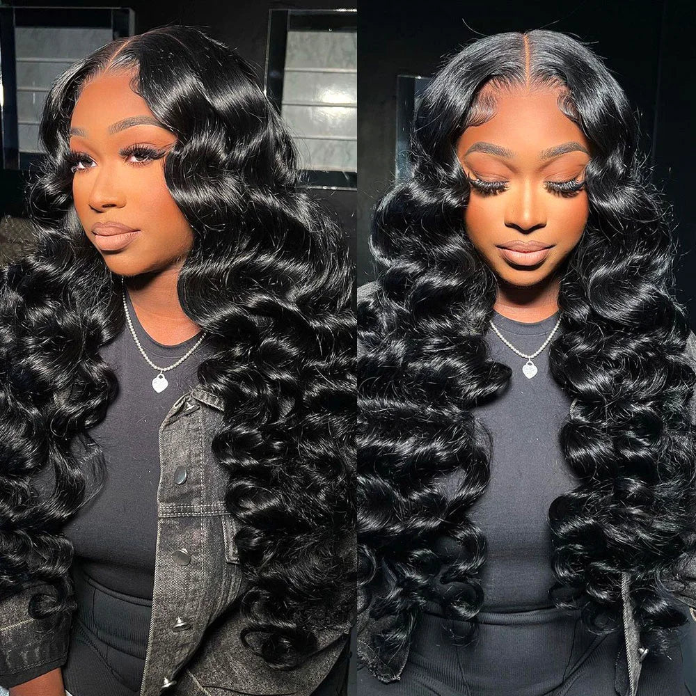 40 Inch Body Wave 13x6 HD Transparent Lace Frontal Wig Human Hair 13x4 Lace Front Wig Brazilian Pre Plucked Lace For Black Women