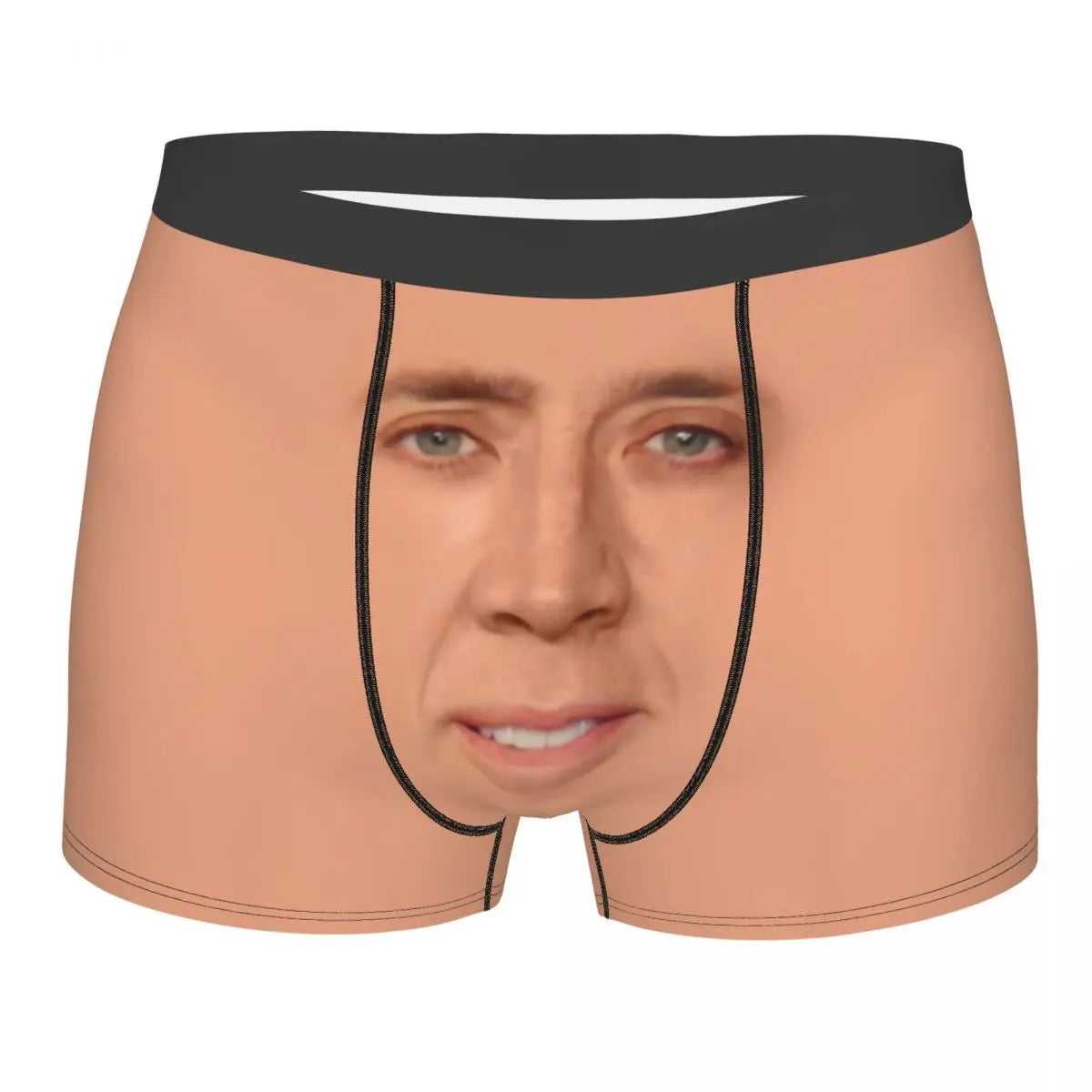 Custom Nicolas Cage Boxer Shorts For Homme 3D Printed Male Nic And His Girls Underwear Panties Briefs Breathbale Underpants