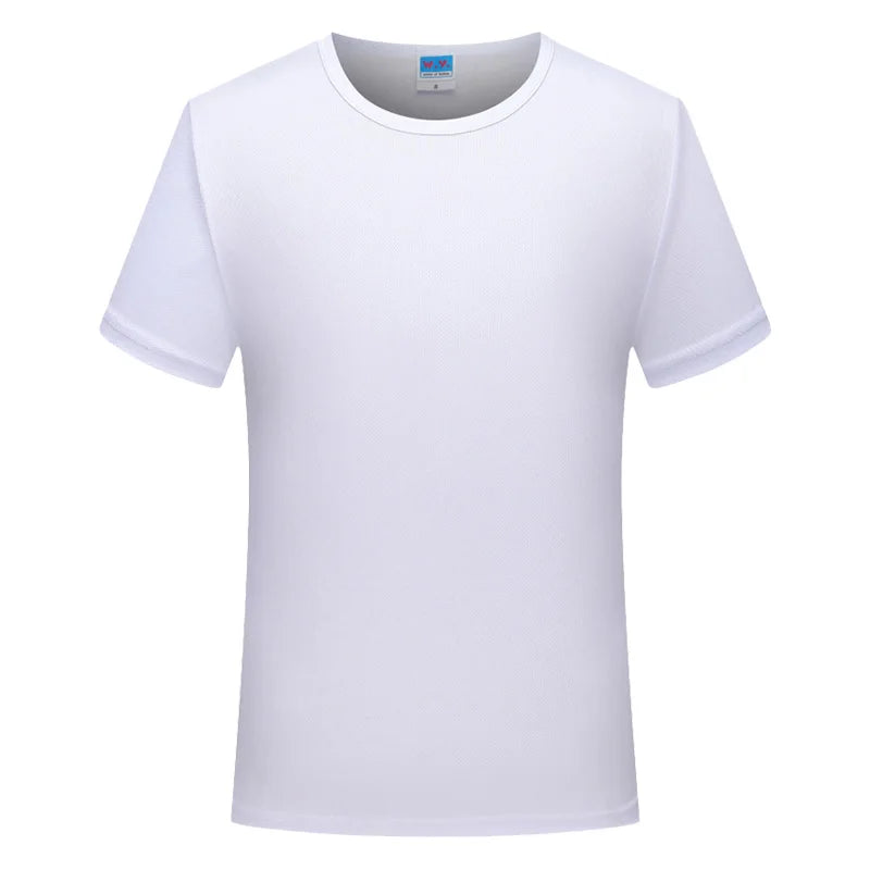 Quick-drying T-shirt  Breathable Round neck Top Solid Color Sports Men/Women Same Custom Printed Embroidery Print logo picture