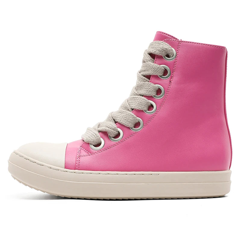 2025 Winter Street Style Men's Fashion Boots Height Increasing Light Adult Women's Sports Casual Shoes Sneakers