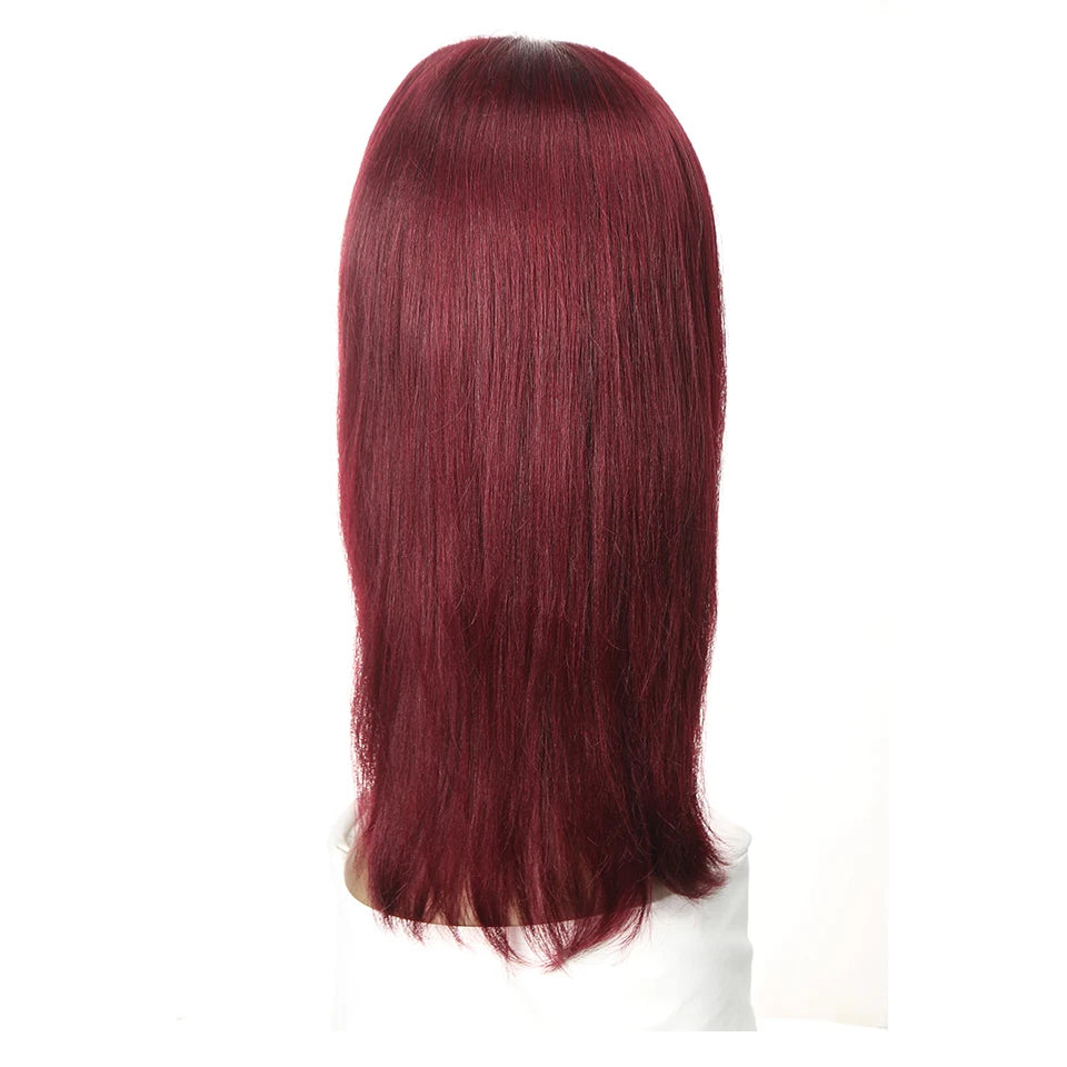 Sleek Highlight Lace Front Wig For Women 13x4 Lace Front Brazilian Hair Wigs Straight Colored Lace Wigs 18 Inch Long Lace Wigs