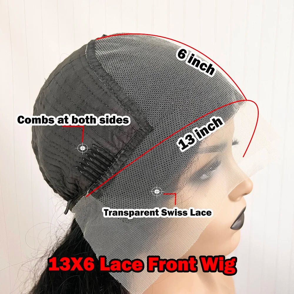 13x4 Silk Base Wig Deep Parting Human Hair Straight Wigs Human Hair Lace Front Wig 13X4/13X6 Wig/Silk Base/ 360 Full Lace Wig