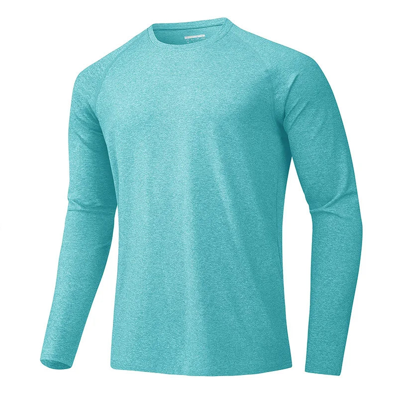 MAGCOMSEN Men's Sun Protection T-shirt Long Sleeve Hiking Fishing Shirts UPF50+ UV Block Spring Summer Casual Tee Workout Shirts