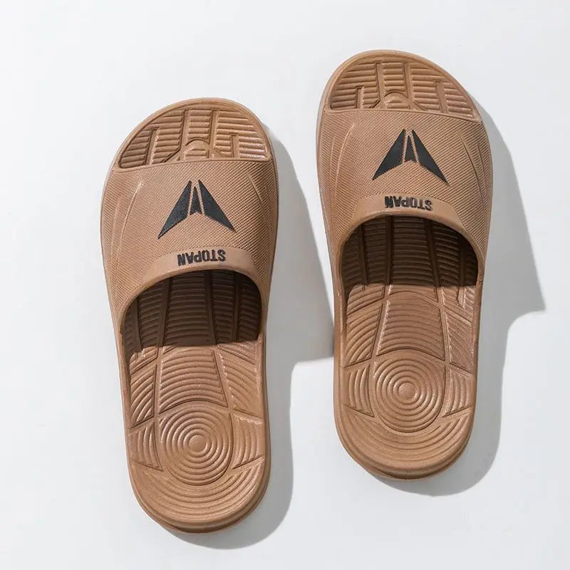 2024 New Men's Slippers Plus Size Men Indoor Home Slippers Bath Slipper PVC Soft Sole anti slip Outdoor Beach Flip Flops Sandals