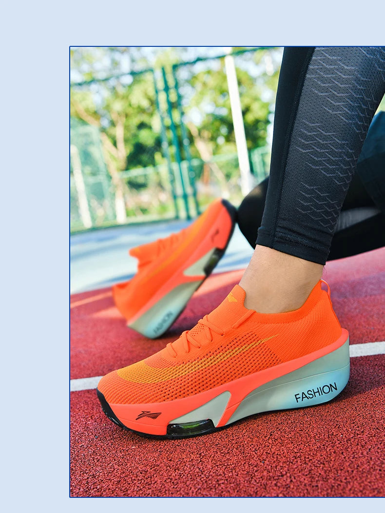 Air cushion Running Shoes Speciality Marathon Men Sports Breathable Lightweight Women's Comfortable Athletic Nonskid Sneakers