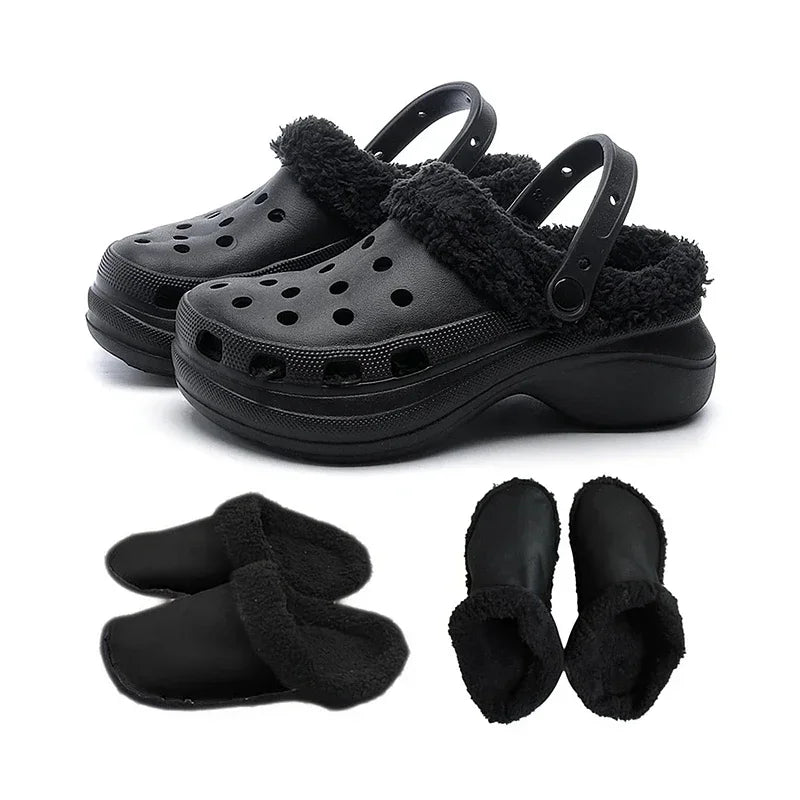 New Winter Warm Ankle Sock Plush Liner Shoes Charm Insoles Shoe Charms Thicken Plush Insole for Women Men Shoe Covers Removable