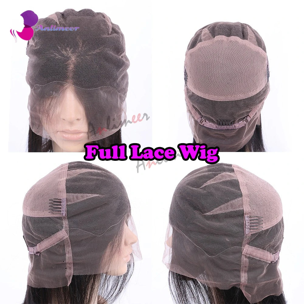 13x4 Silk Base Wig Deep Parting Human Hair Straight Wigs Human Hair Lace Front Wig 13X4/13X6 Wig/Silk Base/ 360 Full Lace Wig