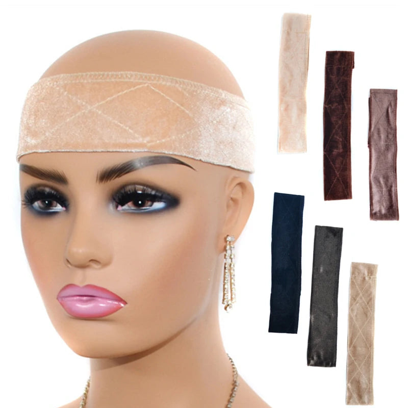 No-Slip Velvet Wig Grip Band for Lace Front Women's Stylish Hair Accessory Comfortable Headbands to Secure Your Wig