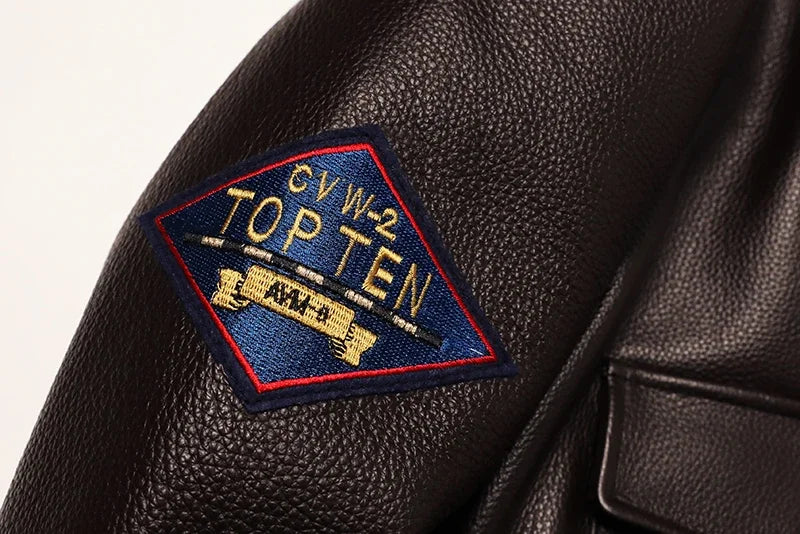 Military Clothing G1 Flight Jacket Thickening Quilted100% Cowhide Leather Jackets Men Coat Winter Overcoat M212 Dropshipping