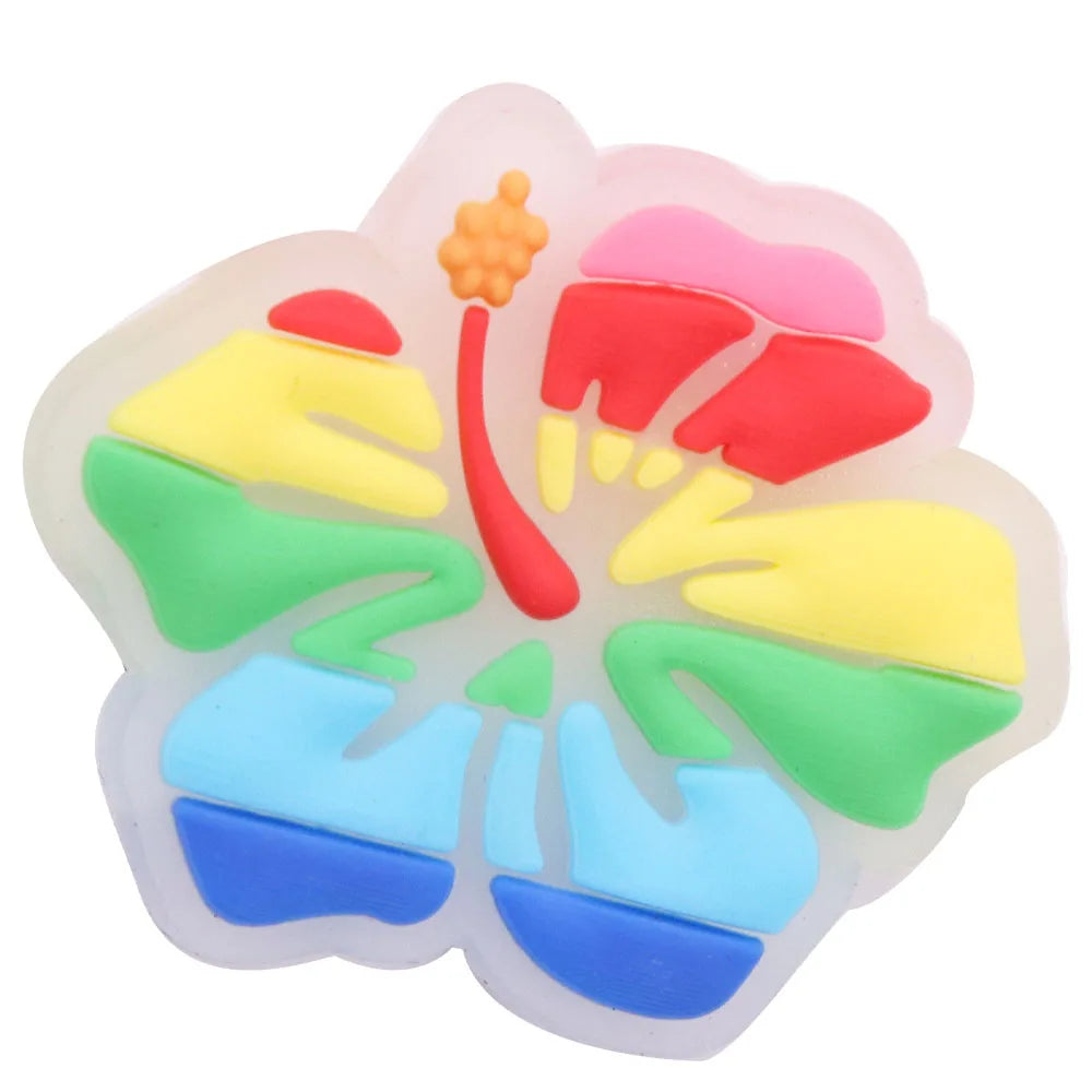 1-16Pcs My Love Lollipop Carrot Mushroom Luminous Sandals Shoe Buckle Charms Accessories DIY Kids Holiday Gift