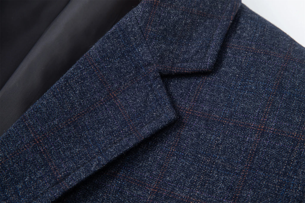 Middle-Aged Men's Business Casual Suit Father's Day Gift Wedding Formal Lightweight Suit Men's 35-60 Years Old Large Size Thin Top Men's Middle-Aged and Elderly Jacket