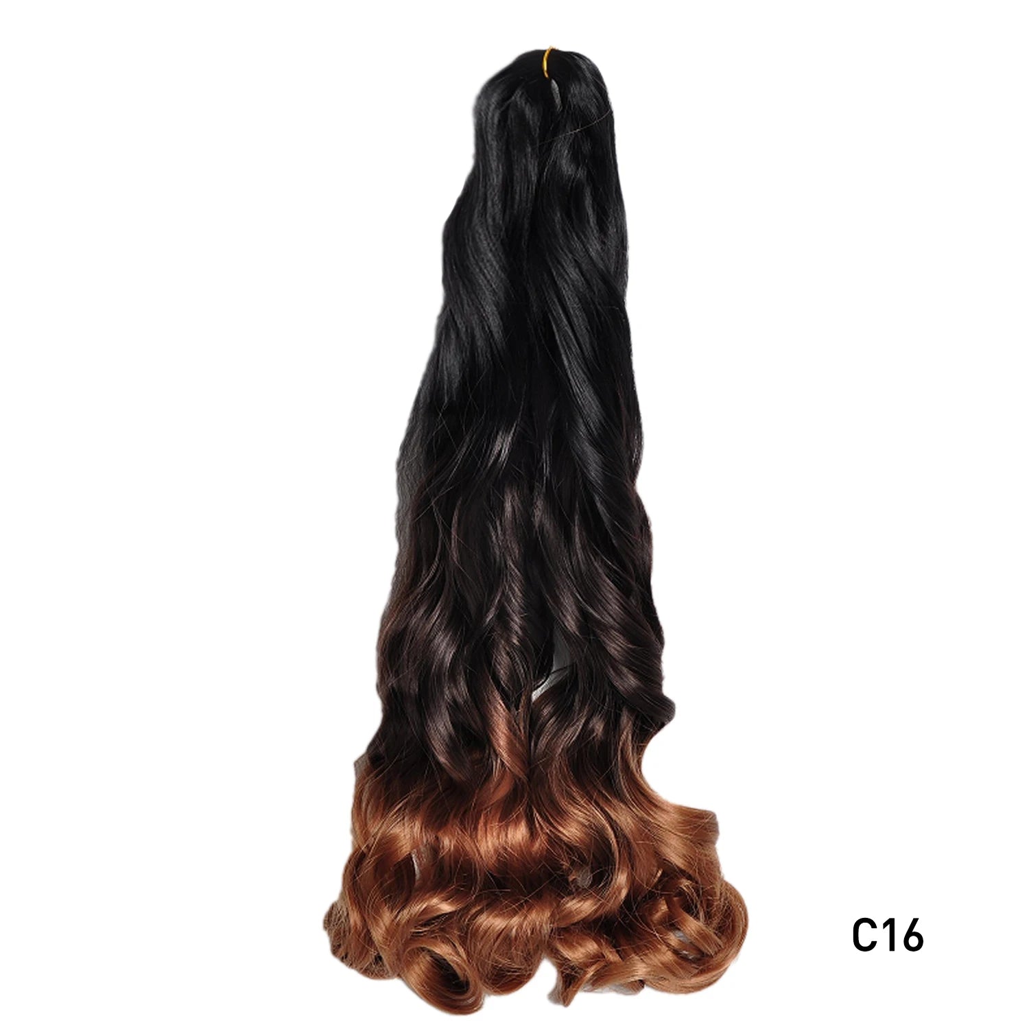 French Curls Braiding Hair Extensions 24Inch Synthetic Curl Hair Loose Wave Spiral Curl Crochet Hair Braids For Black Women