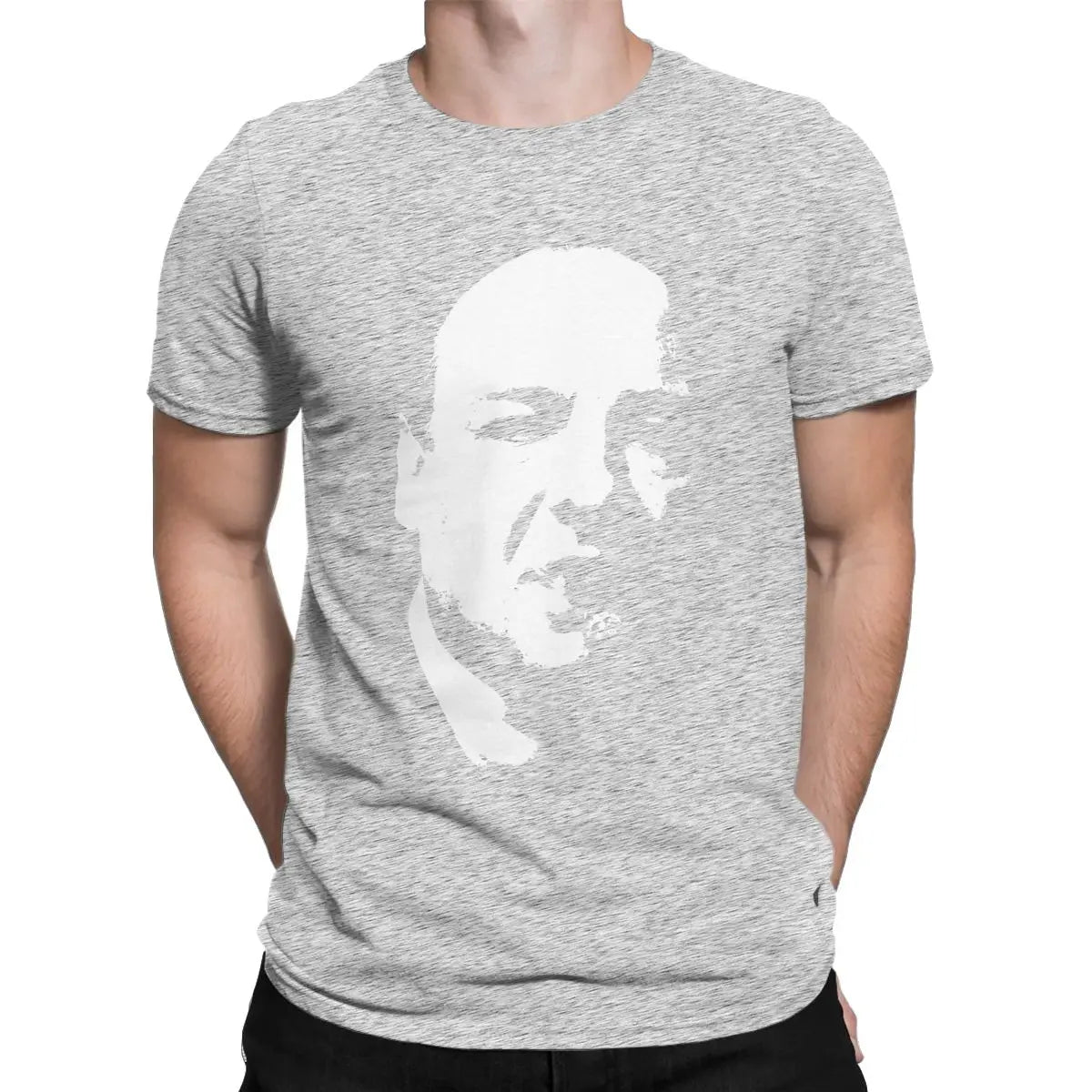 Tony Soprano The Sopranos T-Shirts for Men Funny 100% Cotton Tee Shirt Round Neck Short Sleeve T Shirt Birthday Gift Clothing
