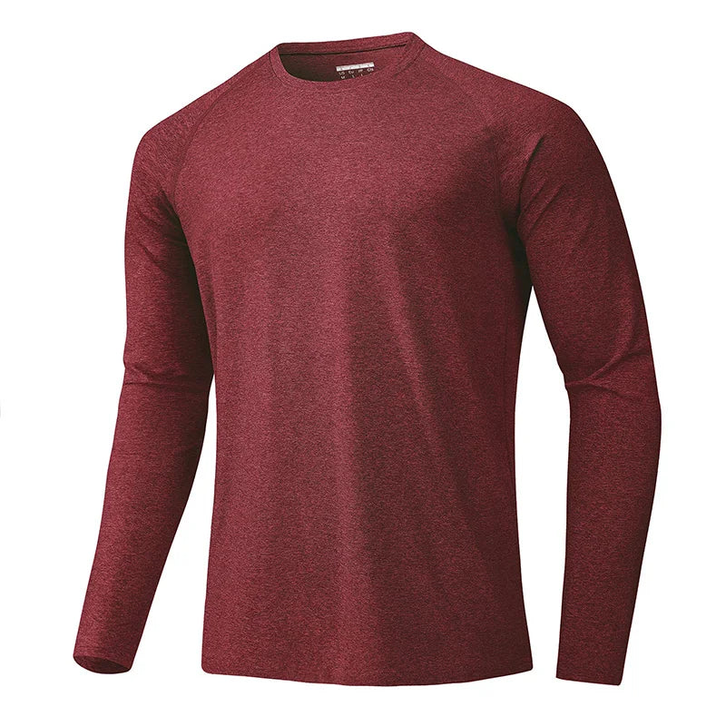 MAGCOMSEN Men's Sun Protection T-shirt Long Sleeve Hiking Fishing Shirts UPF50+ UV Block Spring Summer Casual Tee Workout Shirts