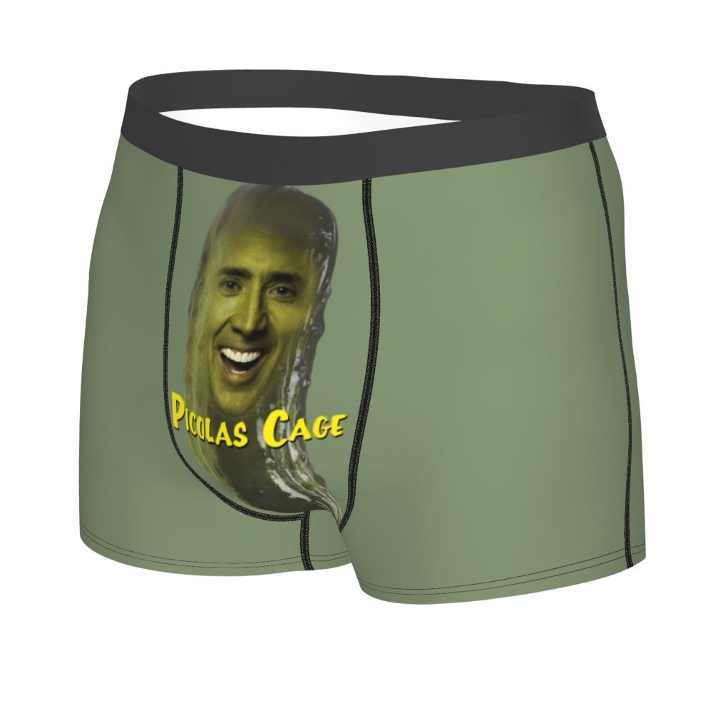 Custom Nicolas Cage Boxer Shorts For Homme 3D Printed Male Nic And His Girls Underwear Panties Briefs Breathbale Underpants