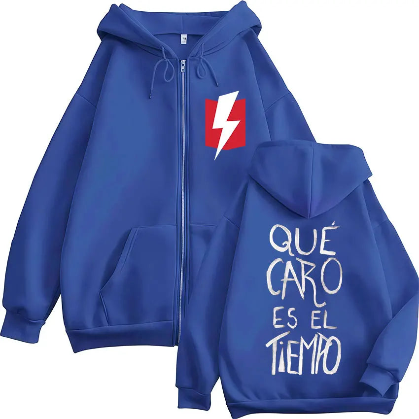 Dani Martin Que Caro Es El Tiempo Merch Zipper Hoodies Men Women Clothing Fashion Hip Hop Zip Up Hooded Sweatshirts Jacket Coat