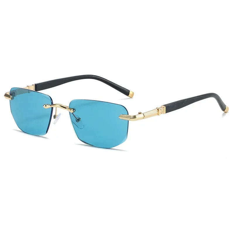 Ultra Light Frameless Diamond Cutting Reading Glasses  Women Men Anti Blue Light Presbyopia Glasses Fashion Sun Shading Glasses