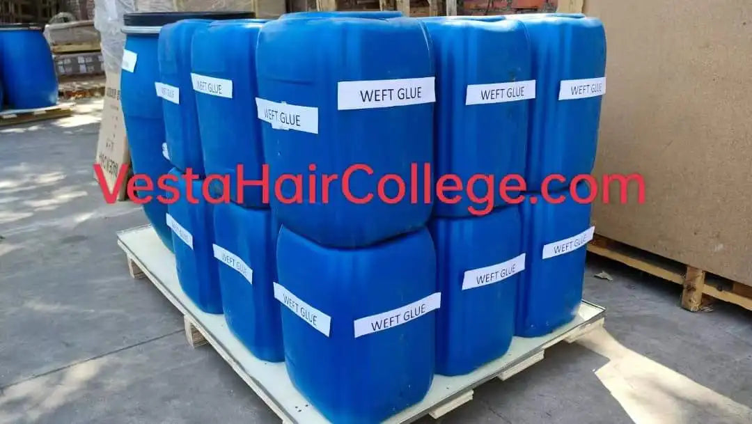 Mini bottle Transparent Hair Weft Glue for Making Repairing Machine Made Blonde Hair Weft No Shedding