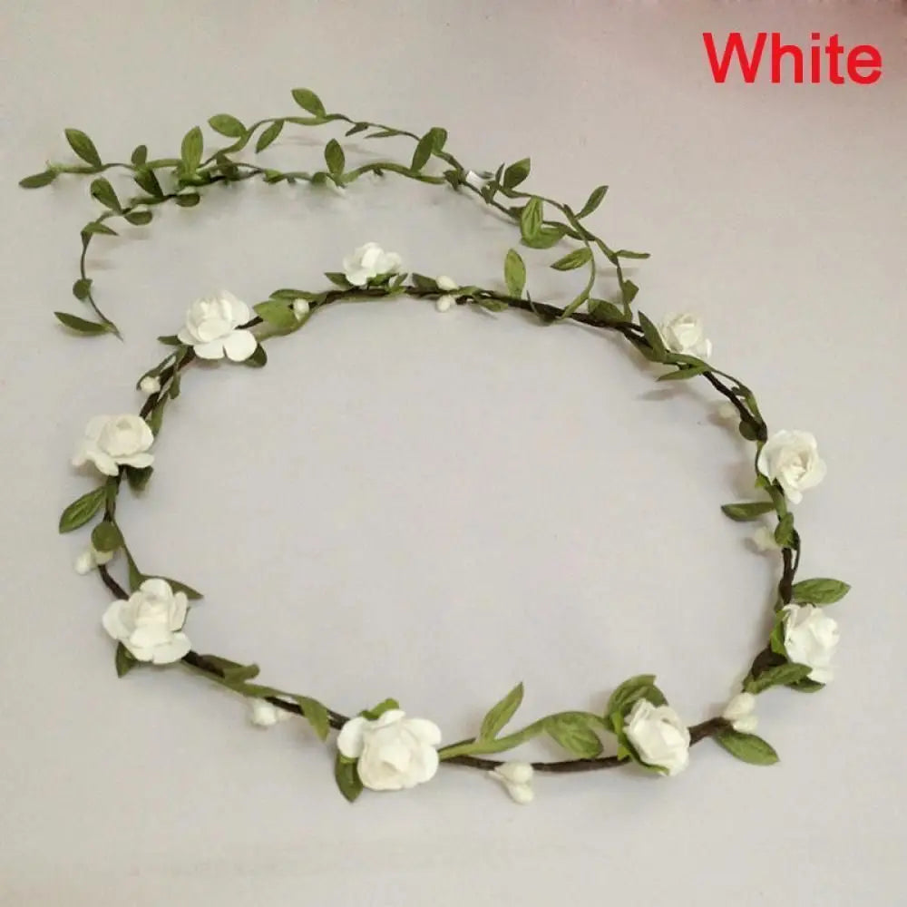 Cute Elegent Flower Garland Wedding Bride Bridal Headdress Headbands Bohemian