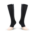 Compression Socks S-XXL Medical Edema Pregnant Varicocele Open Toe Socks Men Women Solid Color Knee Length Elastic Tight Socks