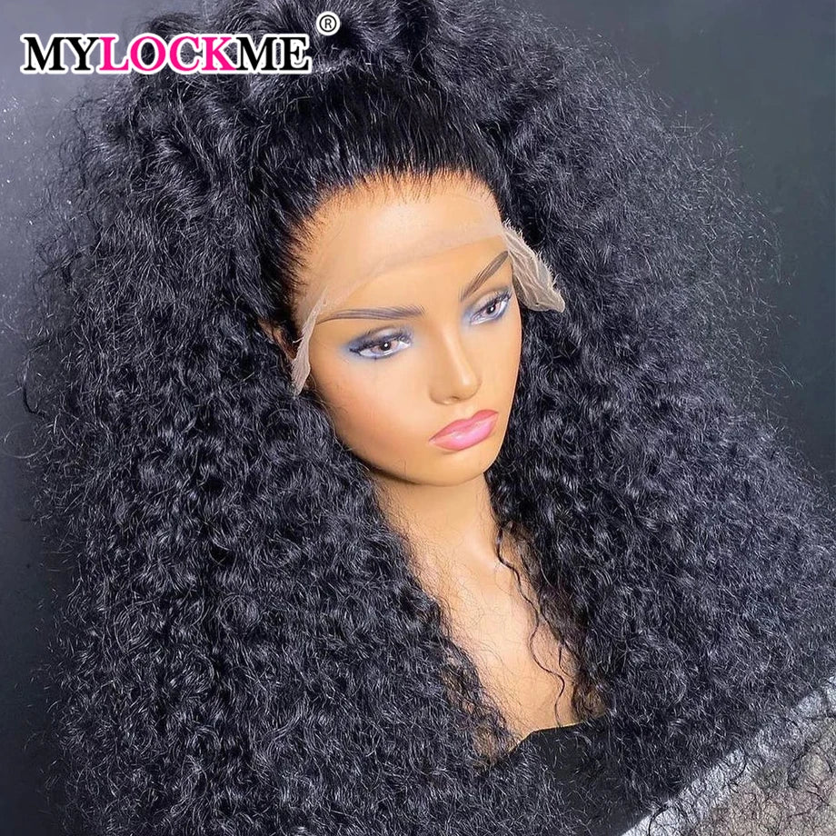 Curly Lace Front Wig Human Hair 13x4 13x6 Deep Wave Lace Frontal Wig 6x4 5x5 Glueless Transparent Pre Cut Lace Wigs 210 Density