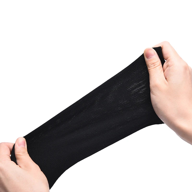 Compression Socks S-XXL Medical Edema Pregnant Varicocele Open Toe Socks Men Women Solid Color Knee Length Elastic Tight Socks
