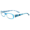 Fashion Anti-Blue Light Reading Glasses for Women Ultra-Light Eye Protection Flowers Comfortable Eyeglasses Diopter +100~+400
