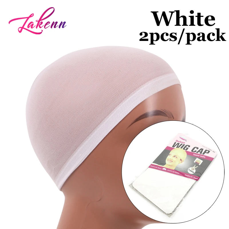 Dark Brown Wig Cap For Lace Front Wigs 20Pcs (10 Packs) Nylon Wig Cap For Wigs Making Stretchy Stocking Wig Caps For Women