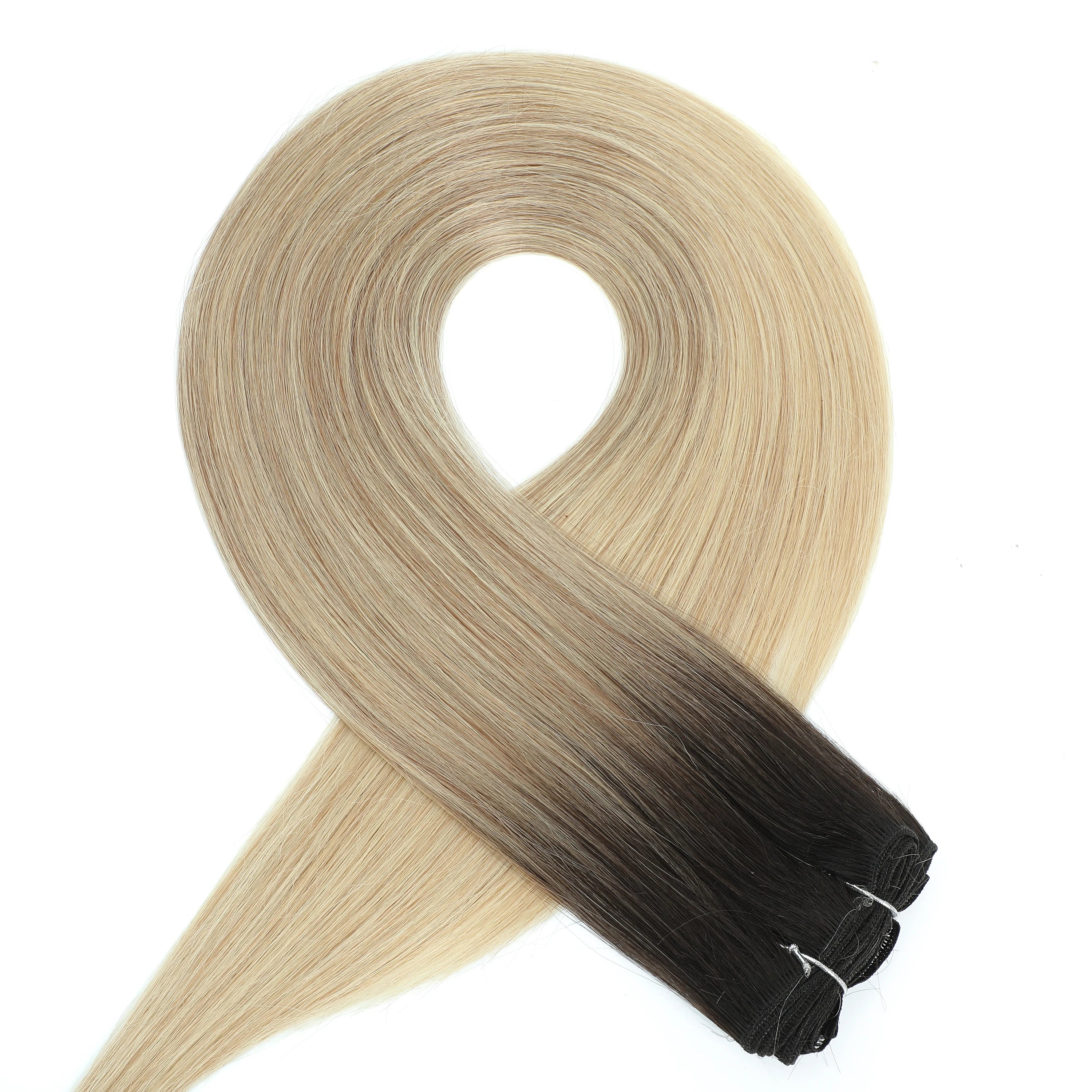 24-32 Inch Bio Protein Straight Hair Bundles Synthetic High Temperature 150g 200g Ombre Brown M888 Orange Soft Hair Weaving