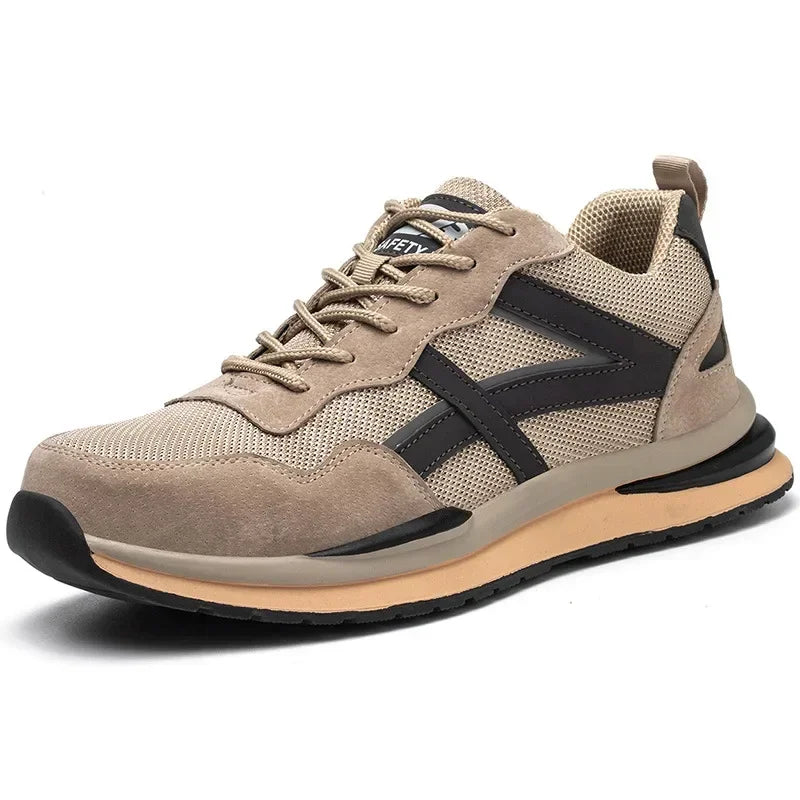 New Type of Labor Protection Shoes Anti - Hit Anti - Puncture Summer Mesh Surface Breathable Protective Shoes Safety Work Shoes