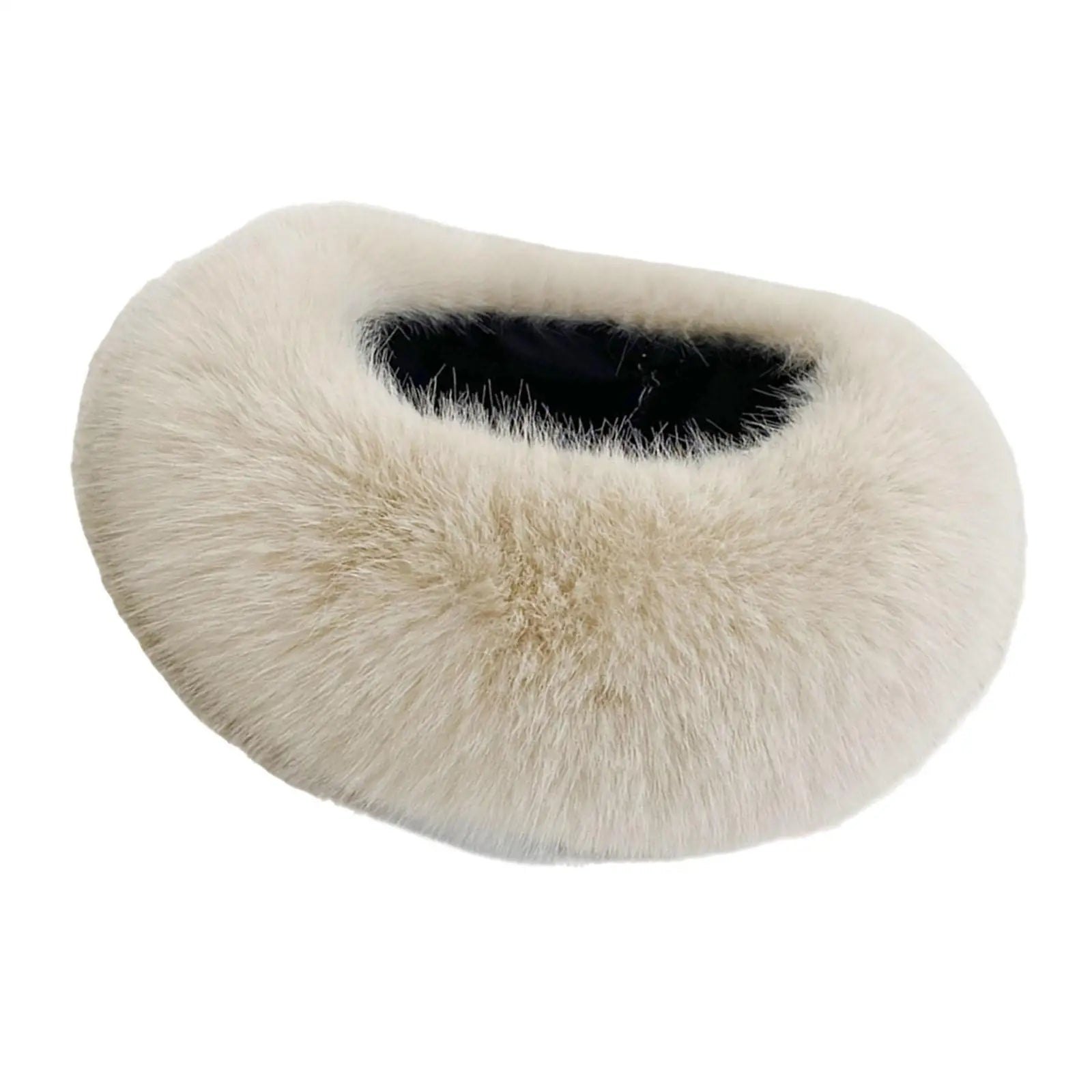 Faux Fur Headband for Women, Trendy Ear Protection Ski Hat, Earwarmer Earmuff for Daily Wear Outdoor Sport Camping