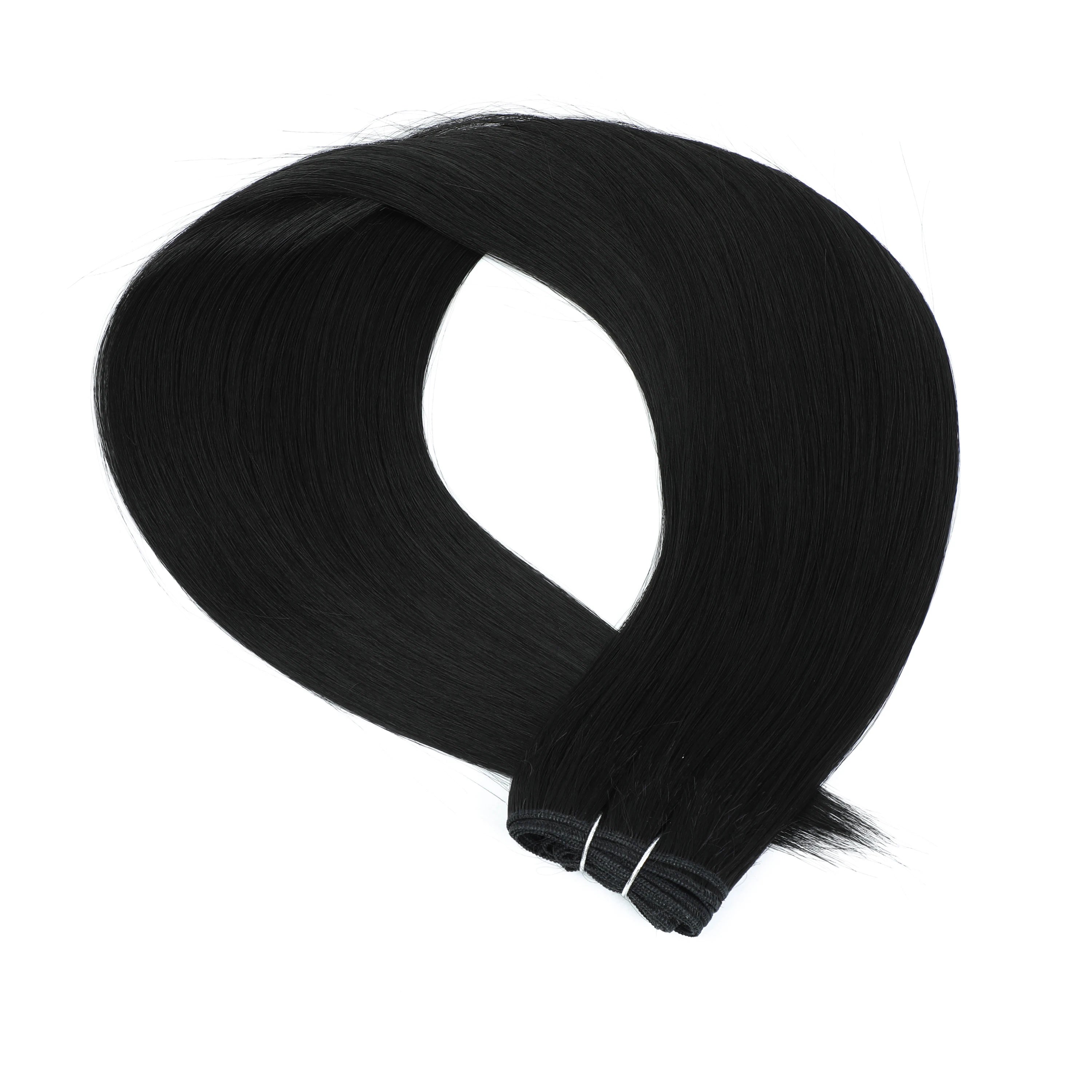 24-32 Inch Bio Protein Straight Hair Bundles Synthetic High Temperature 150g 200g Ombre Brown M888 Orange Soft Hair Weaving