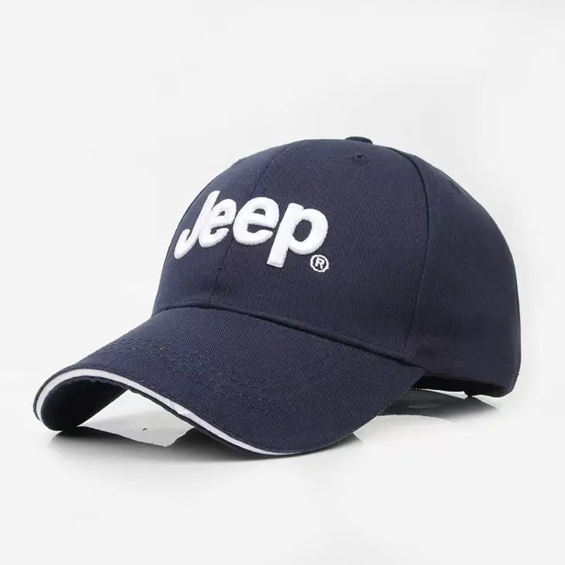 Jeep Grand Cherokee Wrangler JK Gladiator Logo Embroidered Adjustable Sports Baseball Cap Motorcycle Casual Hat