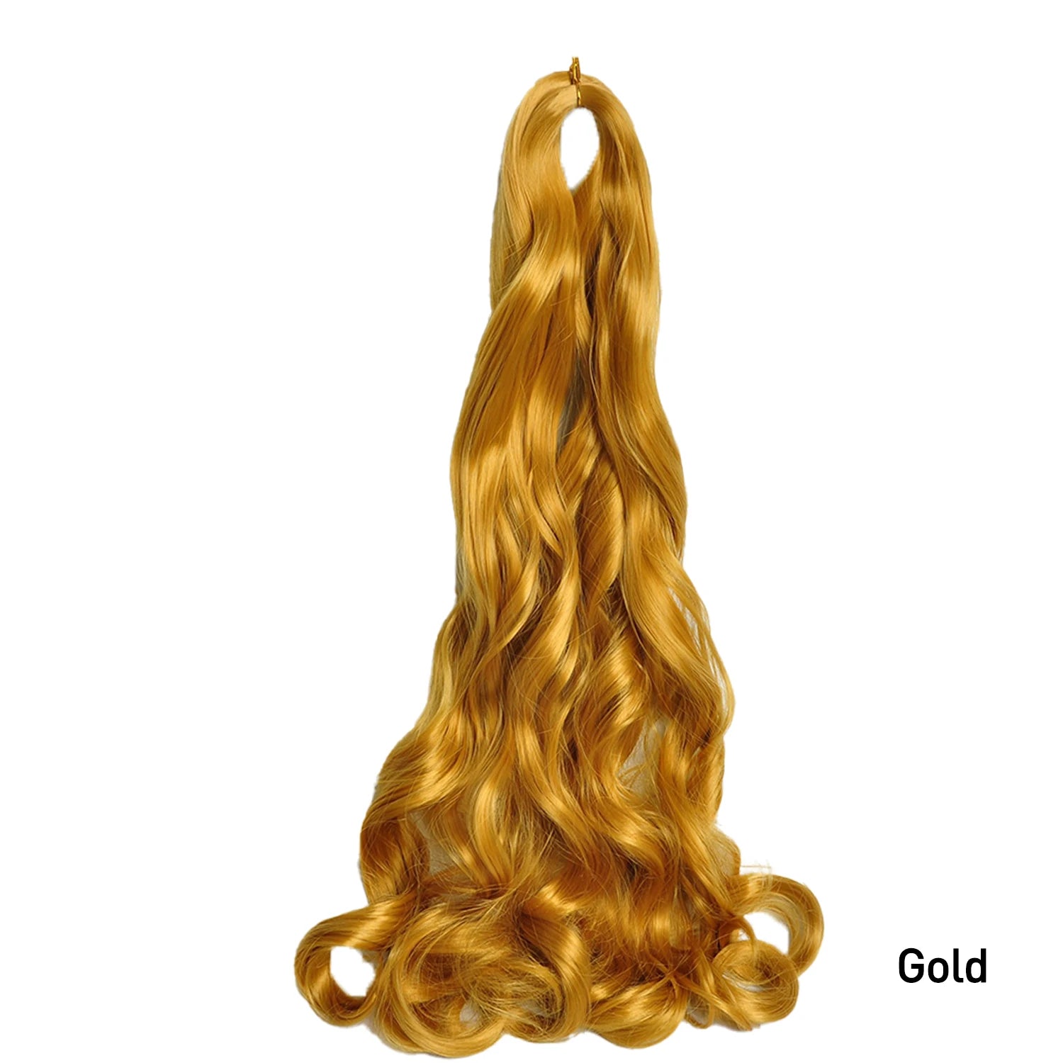 French Curls Braiding Hair Extensions 24Inch Synthetic Curl Hair Loose Wave Spiral Curl Crochet Hair Braids For Black Women