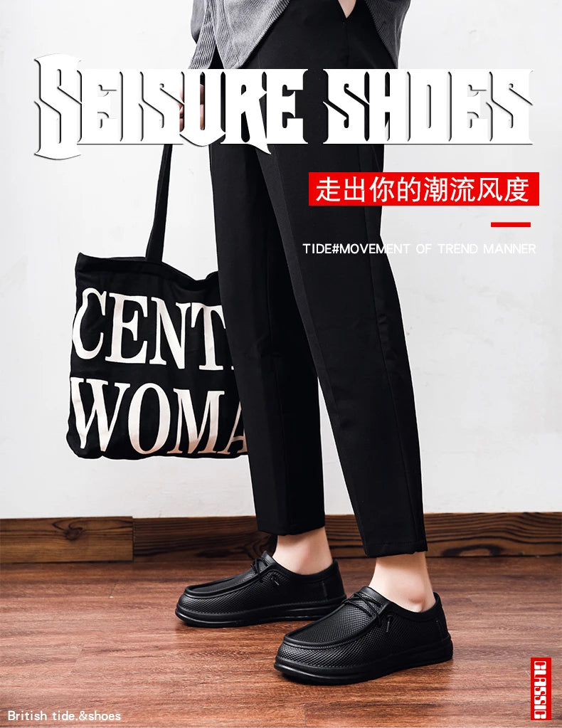 Hotel Chef Shoes Four Season soft sole Anti-skid Oil-proof Men Plus Size Kitchen work shoes Garden Shoes Labor Shoe Fishing Shoe
