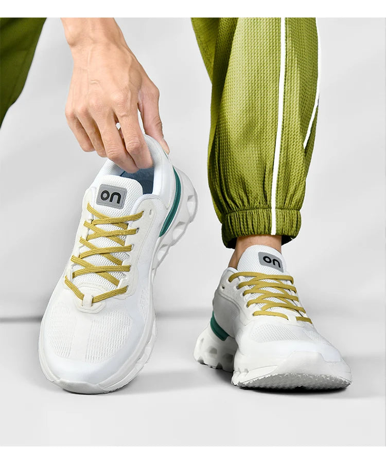 Fashion New 2025 Men Flick Running Shoes Training Mens Sneakers Outdoor Comfy Breathable Lining Hollow Sole Tennis Shoes Yeezy