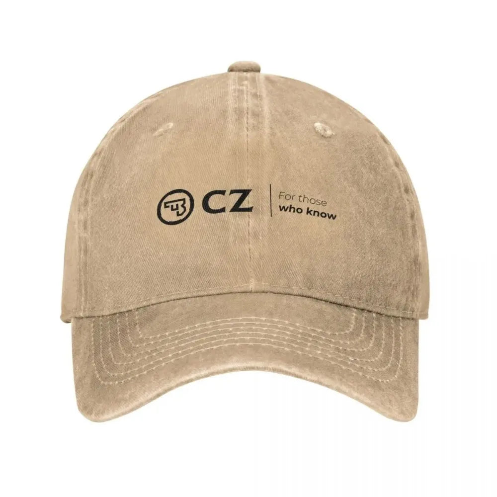 Ceska Zbrojovka CZ Men Women Baseball Cap Distressed Denim Hats Cap Vintage Outdoor Travel Adjustable Fashion Cap